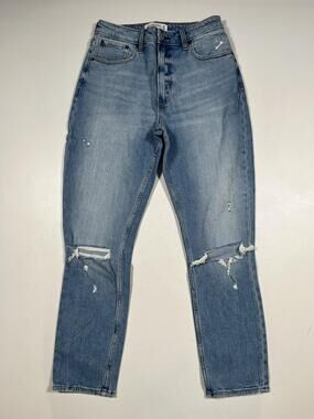 Abercrombie & Fitch Jeans Womens 28 6 Blue Skinny High Rise Curve Love Denim